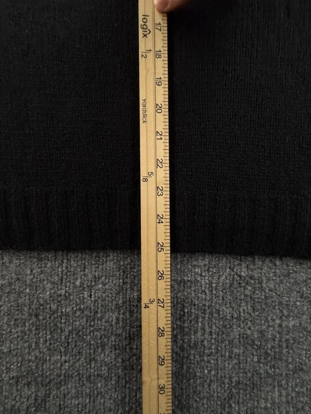 VTG Ralph Lauren Equestrian Fox Hunt Large Sweater Graphic Black Wool Hand Knit